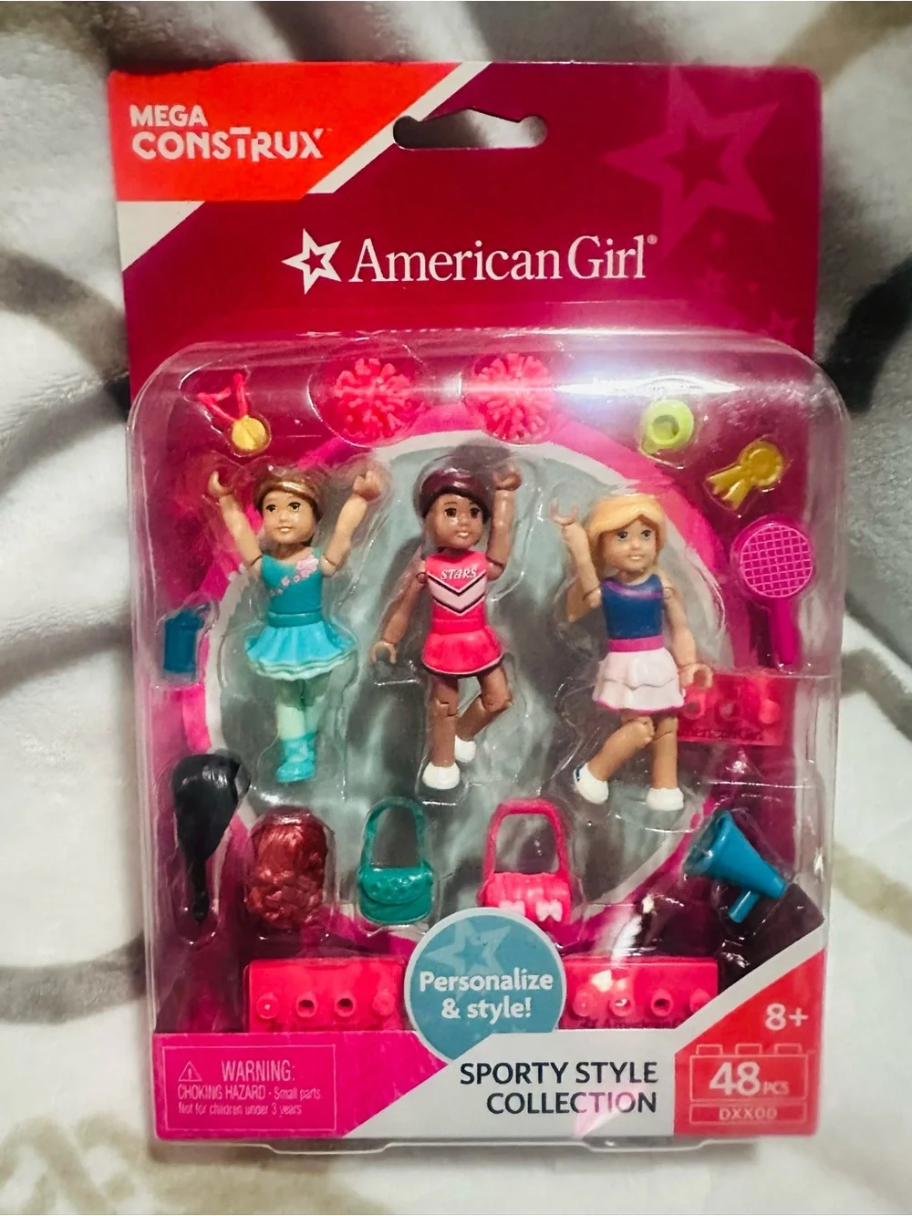 American Girl✨🎀🩷Sporty Style Mini Dolls Set - Pink & Teal